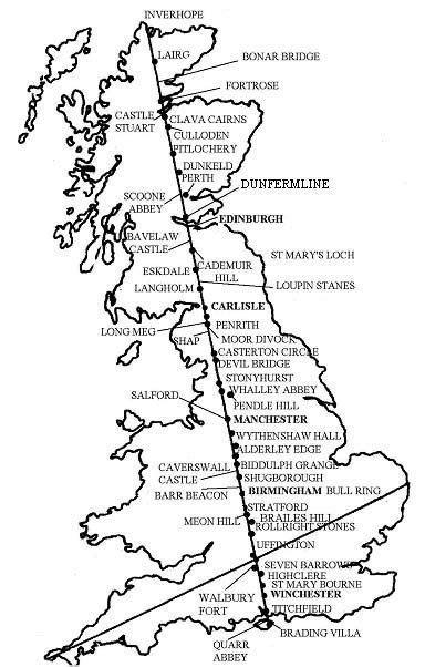 Ley Lines And Serpent Paths Ley Lines Map Of Britain Historical Maps