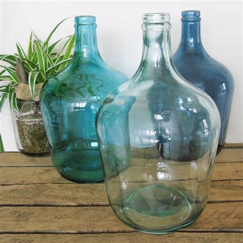 Original Recycled Glass Bottle Vases Flowers By Flourish