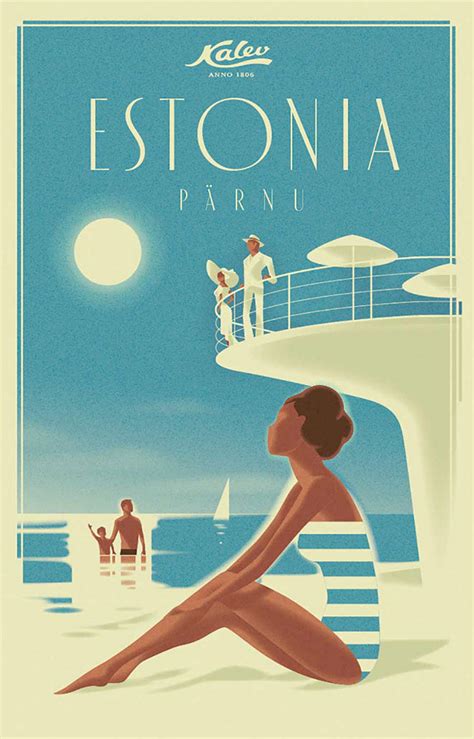 60 Inspiring Designs In The Style Of Art Deco Travel Posters