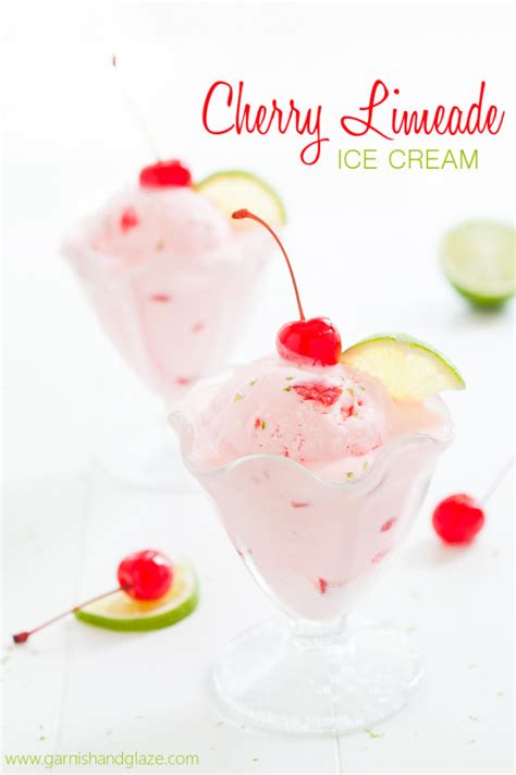 Cherry Limeade Ice Cream