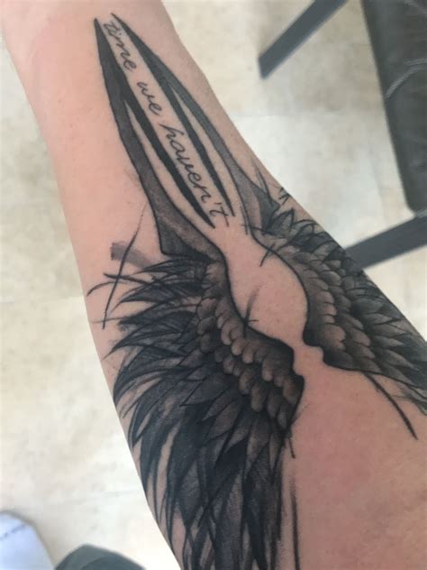 Norse Valkyrie Wings Tattoo