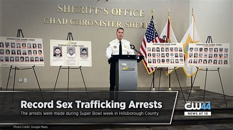 Sex Trafficking Bust During Super Bowl Week In Tampa Results In Record Arrests LaptrinhX News