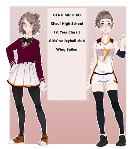 Haikyuuoc Ueno Michiko Redraw By Mysteryshadow1 On Deviantart