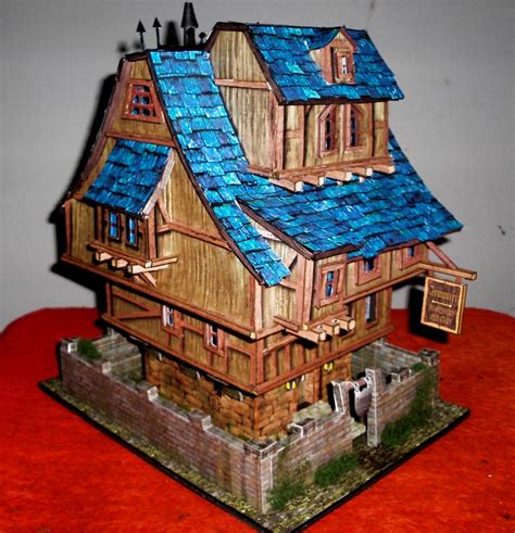 Medieval Paper Model Building By Gary9450 On Deviantart