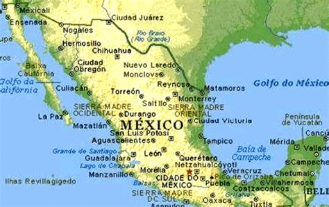 Blog Da Geografia Aspectos Físicos Do México
