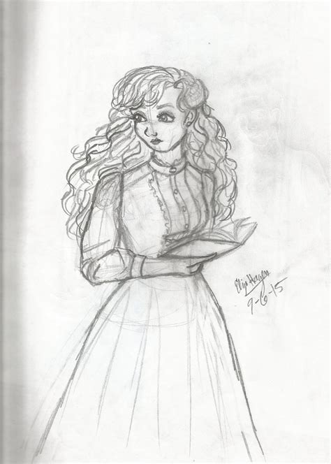 Victorian Woman Sketch At Explore Collection Of