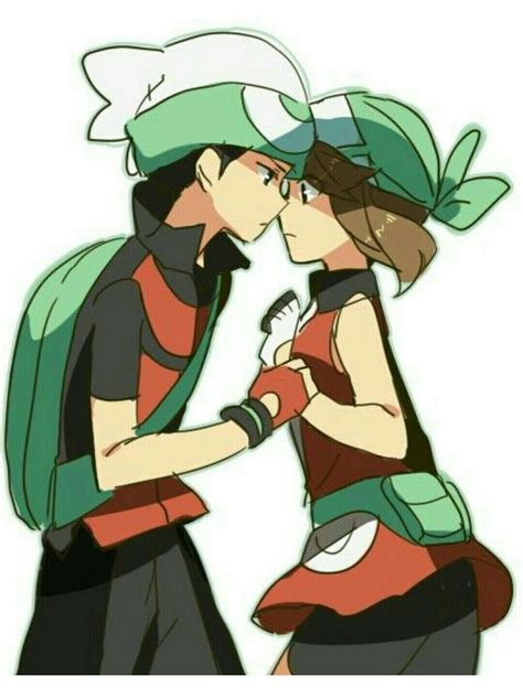 Pokemon May And Brendan Kiss
