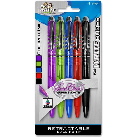The Board Dudes Swirl Click Retractable Gel Pens