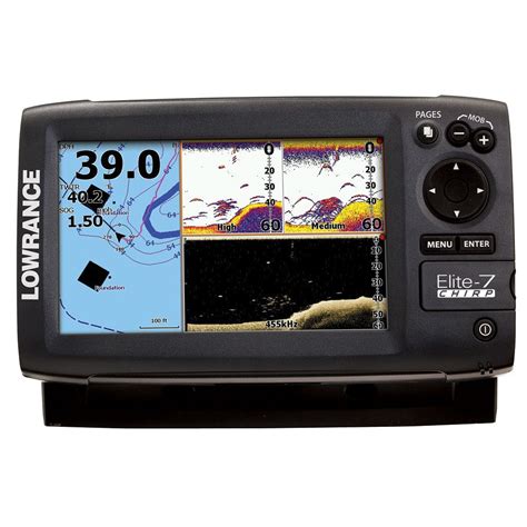 Lowrance Elite 7 Chirp Fishfinderchartplotter Base Combo 83200