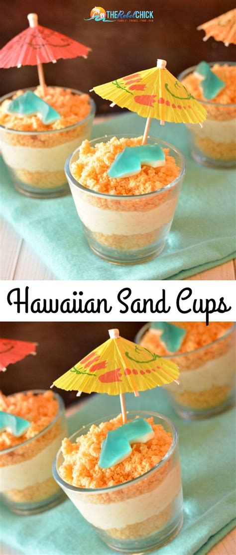 7 best dessert cups in 2021_. Hawaiian Sand Cups Recipe - Beach themed Dessert recipe ...