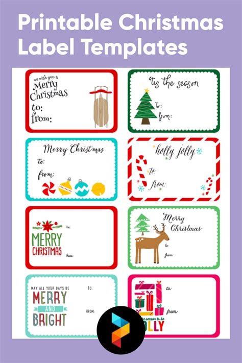 10 Best Free Printable Christmas Label Templates