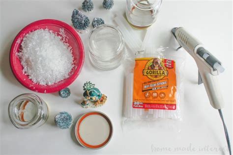 Diy Waterless Snow Globe And Snow Globe Cookies To Match Home Made