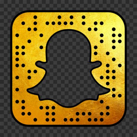 Hd Snapchat Golden Gold App Code Logo Icon Png Image Citypng
