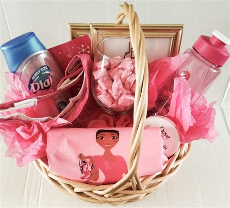 Breast Cancer Awareness Gift Basket Etsy
