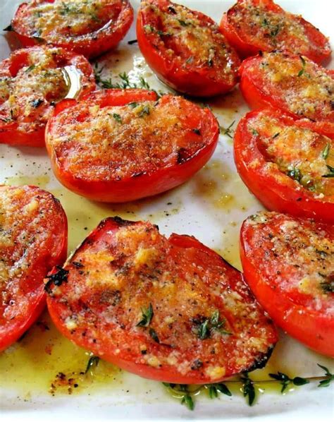 Garlic Grilled Tomatoes Garlic Grilled Tomatoes Grilled Tomatoes