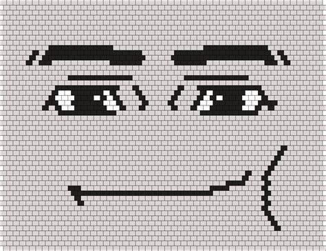 Man Face Roblox Pixel Art