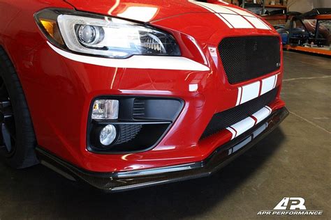 Apr Carbon Fiber Front Air Dam 2015 2017 Wrx Stisubispeed