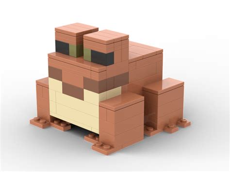 I Made A Concept For A Lego Minecraft Frog With Functional Legs To Leap