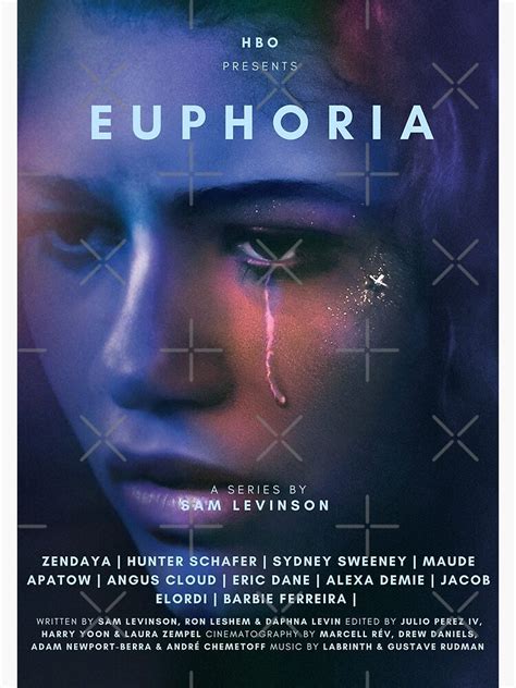 Euphoria Zendaya Tv Show Poster Poster For Sale By Mikceys Redbubble