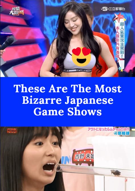 These Are The Most Bizarre Japanese Game Shows Game Show Japanese