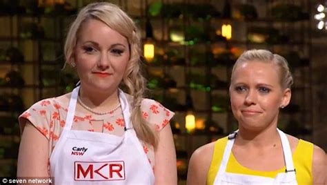 My Kitchen Rules 2014 Kooky Couple Carly And Tresne Leave Words Of Wisdom In Their Wake As They