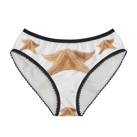 Starfish Panties Starfish Underwear Custom Briefs Cotton Briefs