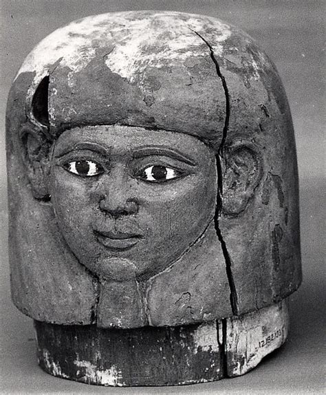 Canopic Jar Lids Of Ukhhotep Middle Kingdom Dynasty 12 Ca 19811802
