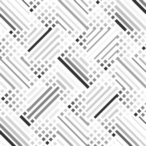 Vector Seamless Pattern Stylish Modern Texture Repeating Geometric