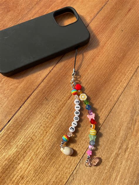 Custom Phone Keychain Etsy