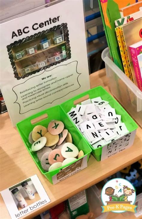 How To Set Up Your Preschool Alphabet Literacy Center Alphabet
