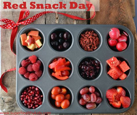 Healthy Red Snack Day Kids Buffet Healthy Ideas For Kids