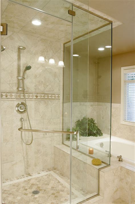 Delectable picture of bathroom and shower decoration using small via mommyessence.com. Traditional Travertine Bathroom - Traditional - Bathroom ...