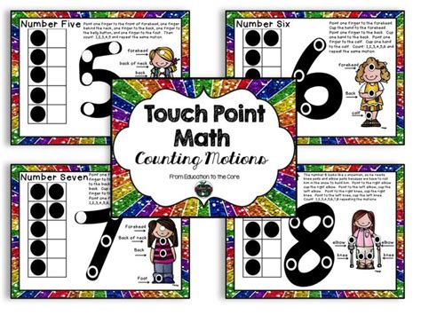 Touch Math Touch Points Motions For Number Sense Touch Point Math