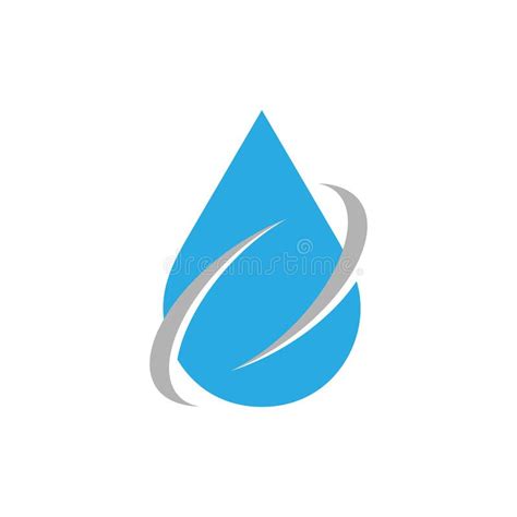 Water Logo Vector Design Template Stock Vector Illustration Of