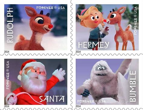 Rudolph The Red Nosed Reindeer Stamps Pre Order Now Retro Renovation