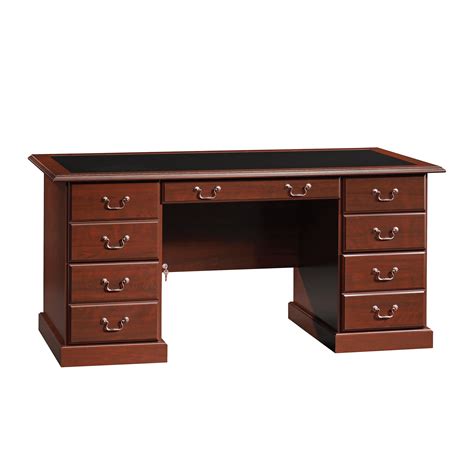 Sauder Heritage Hill Executive Desk Classic Cherry Finish