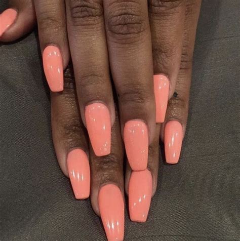 ριитєяєѕт Jennapinns Coral Acrylic Nails Coral Nails Coral Nails