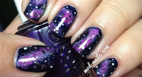Galaxy Nails Tutorial Galaxy Nails Tutorial Splatter Nails Nail