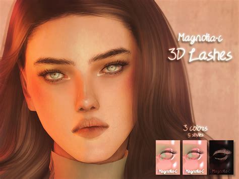 The Sims Resource Magnolia C 3d Lashes