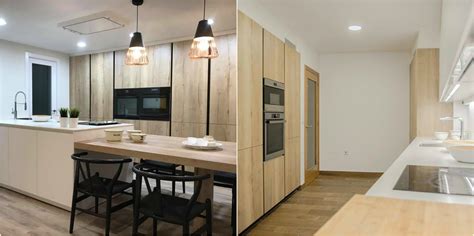 Mesa comedor laqueada minimalista madera moderna asia 140cm. Cocinas en Blanco y Madera con una Campana de Novy - Todo ...