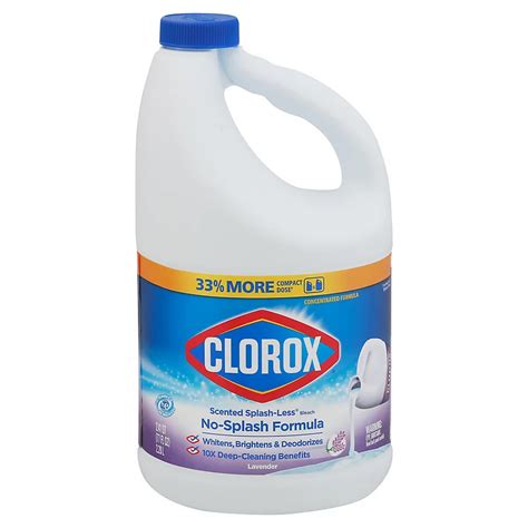 Clorox Splash Less Lavender Scented Liquid Bleach Shop Laundry At H E B