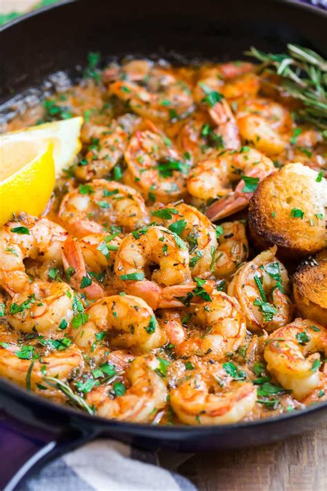 And watch videos demonstrating recipe prep and cooking techniques. Garlic Butter Shrimp with Lemon | Best Ever Recipe!