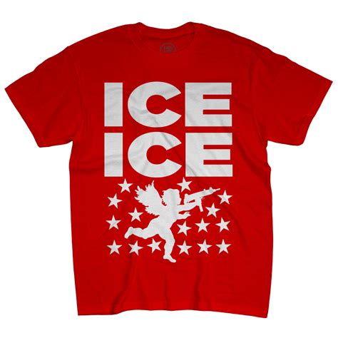 Vanilla Ice Ice Ice Cupid Red T Shirt