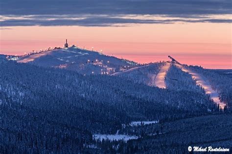 Ruka Ski Resort From Konttainen Kuusamo Finland 2222013