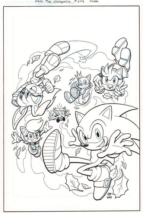 Sonic The Hedgehog 279 Cover Sonic Art Cool Coloring Pages Pokemon