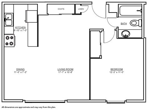 700 Sq Ft House Plans 1 Bedroom Floor Plans Bedroom House Plans