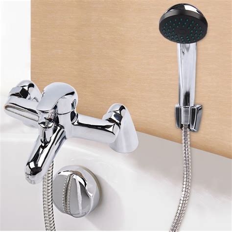 Chrome Bath Filler Hand Held Shower Mixer Tap Bathroom Taps Function