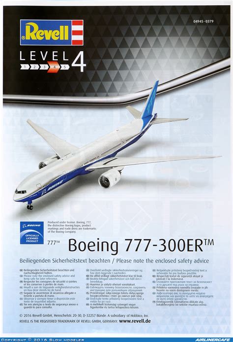 Revell Boeing 777 300er 19324 Airlinercafe