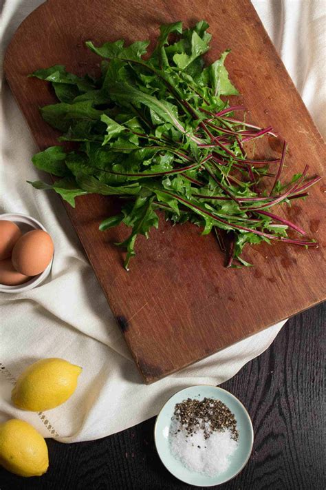 Add the dandelion greens, cumin and red pepper flakes. Wilted Dandelion Greens Salad | Cup of Zest