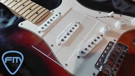 Single Coil Routing Template For Pickguard Acrylic Reverb Canada
